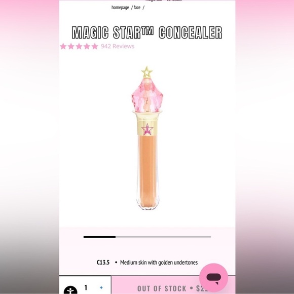 1 Jeffree Star Magic Star Concealer C3.5, C15.25, C16.5, C17 - Picture 4 of 5